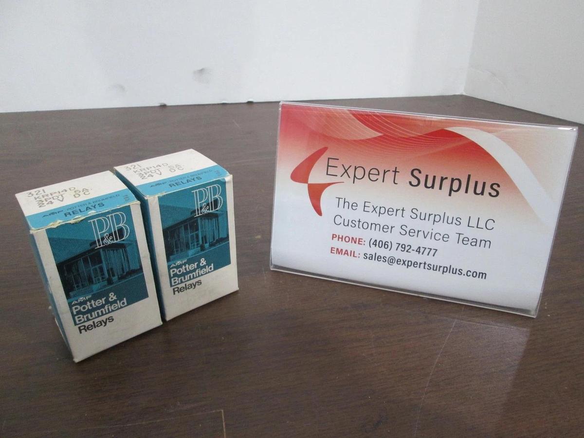 Potter & Brumfield, KRP14D, Relay, 24V, 5A, New, Lot of 2