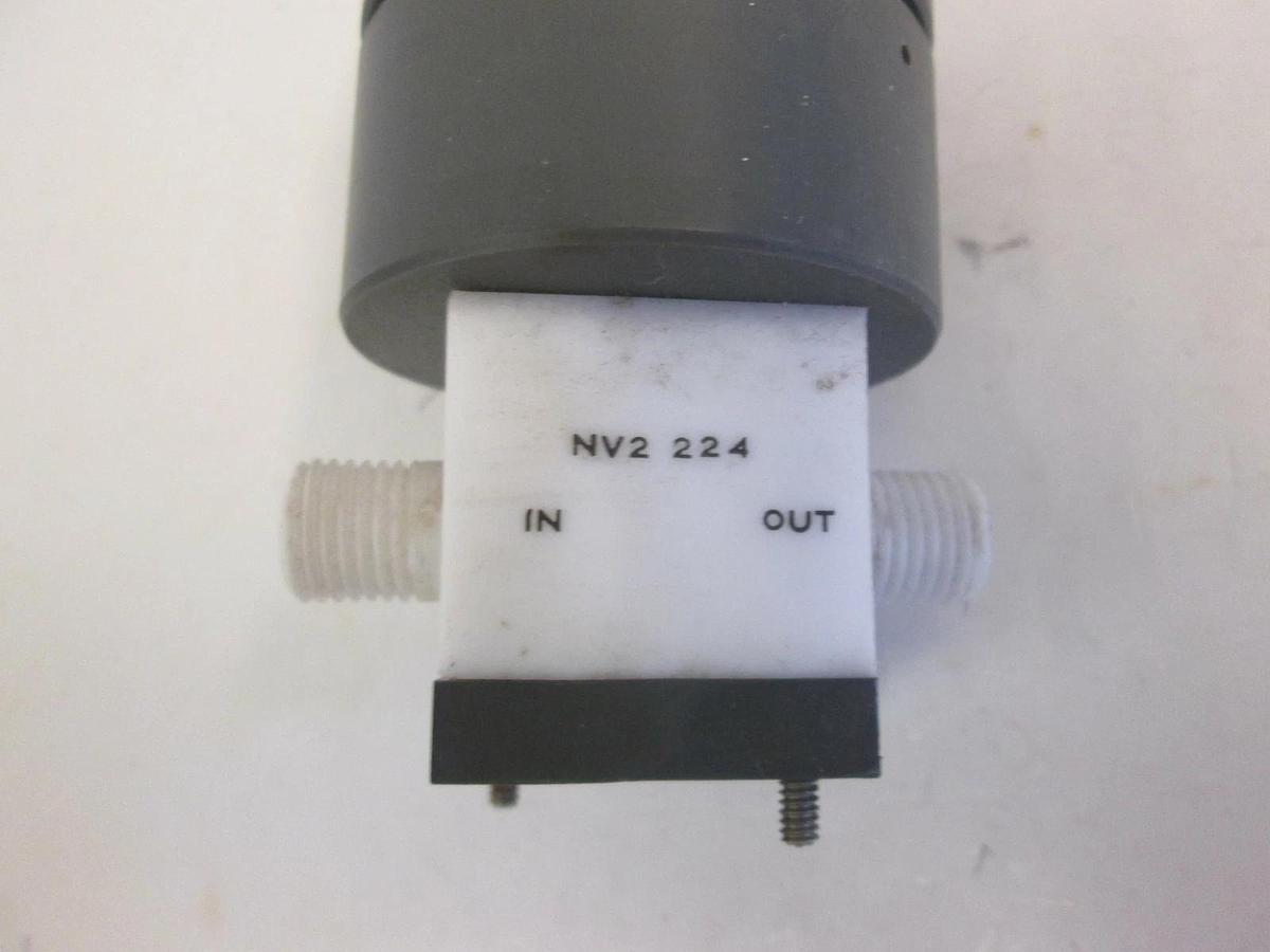 Used Furon NV2-224 Pneumatic Valve 1/4", 60 psi, 50 psi, Used