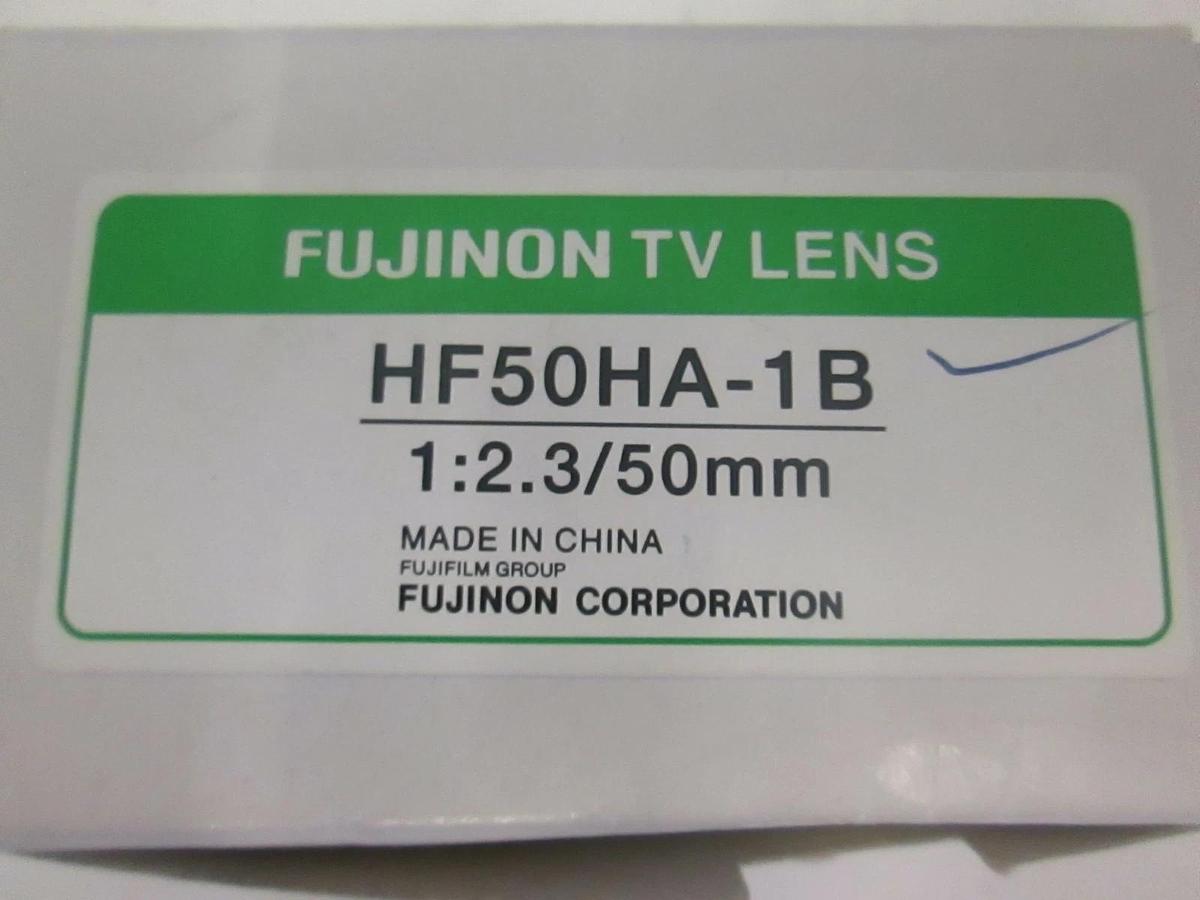 Fujinon HF50HA-1B Machine Vision Camera Lens C-Mount Ext, 50mm 1:2.3, New