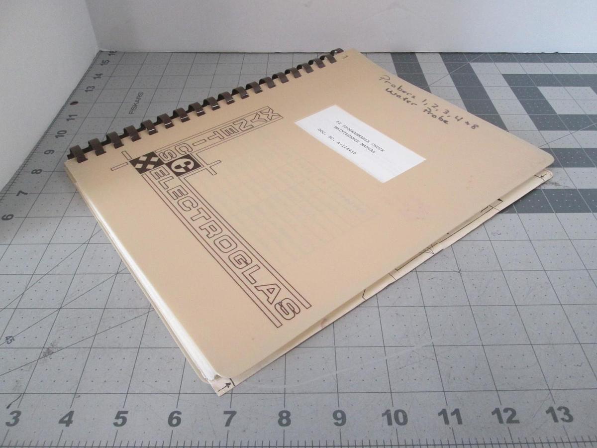 Used Electroglas, PZ Programmable Chuck Maintenance Manual, A-1114450, Used