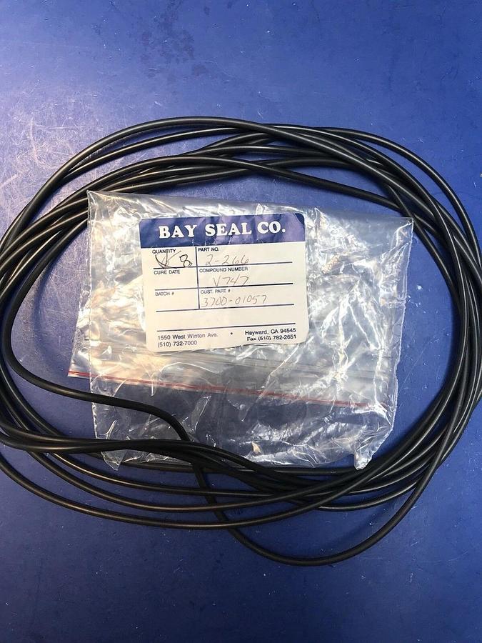 Bay Seal Co. O-Ring, 2-266, V747, 8" OD, Lot of 4 New