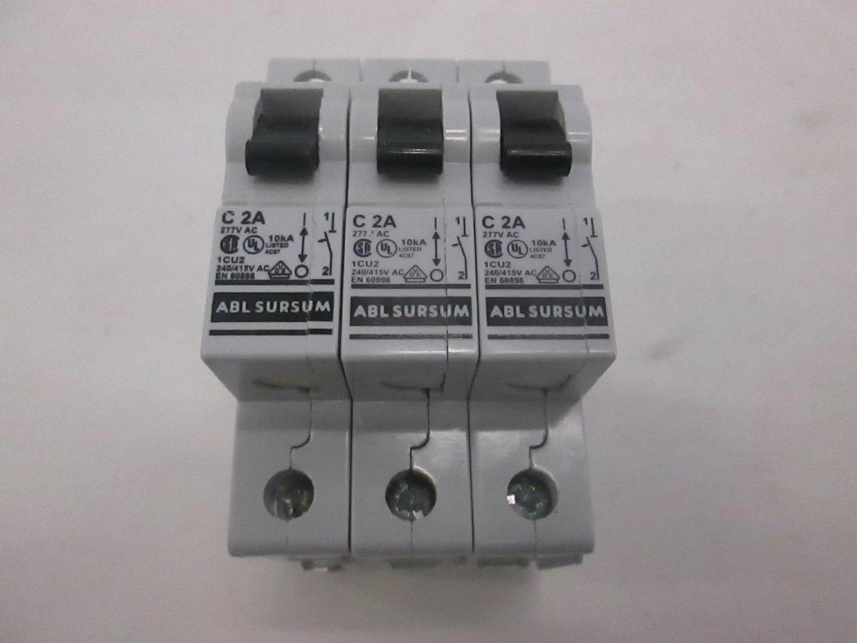 Used ABL Sursum, C 2A Breaker, Used, Lot of 3