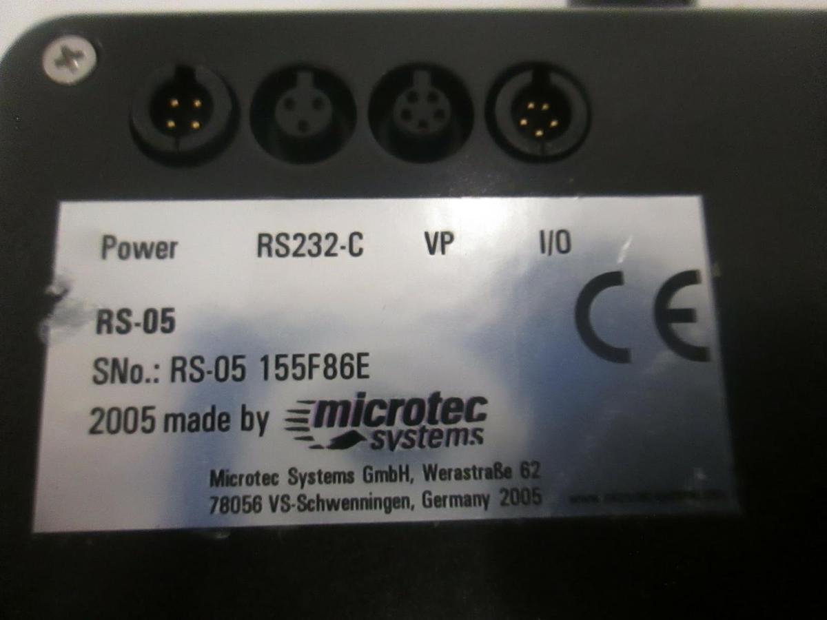 Used Microtec Systems Microdrive Torque Controller RS232-C RS-05, Used