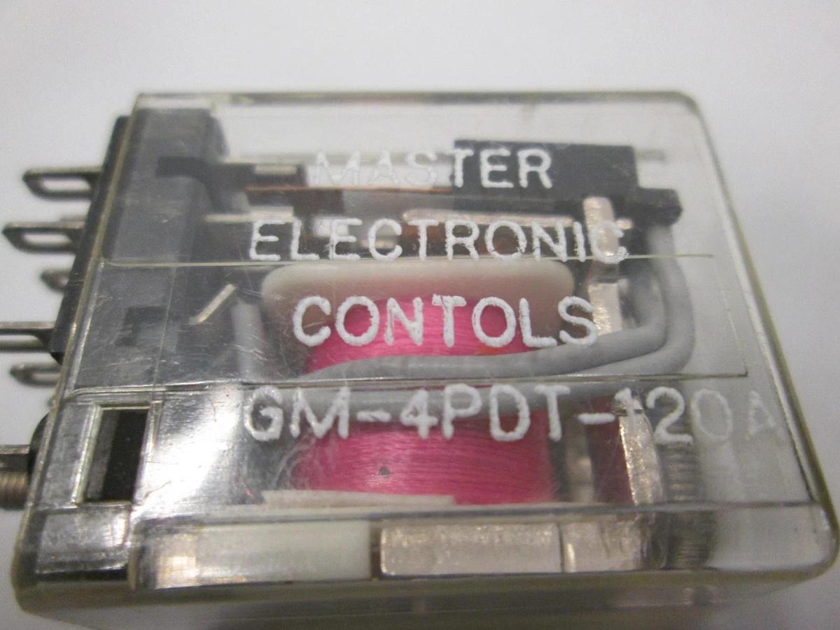 Used Master Electronic Controls, GM-4PDT-120A, Relay, Used