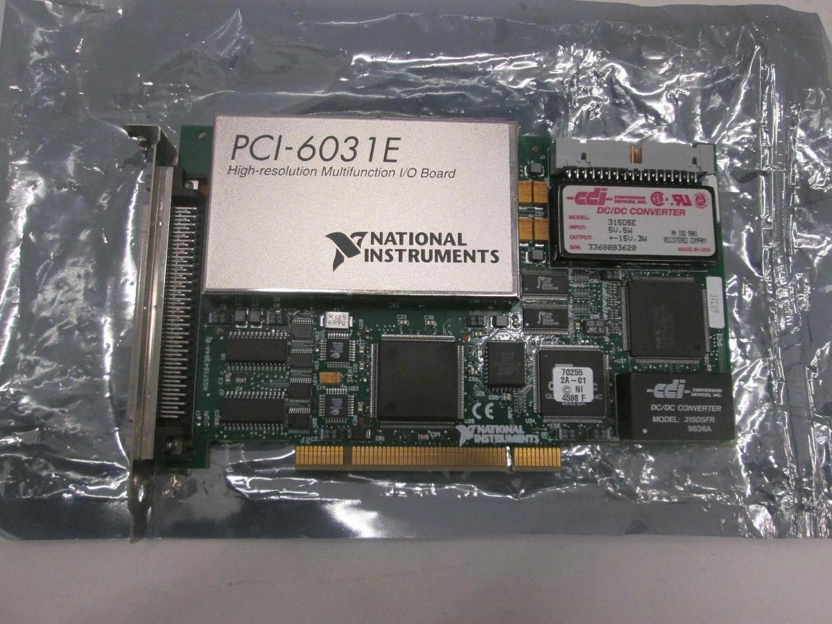 Used National Instruments, PCI-6031E, Multifunction Data Acquisition Board, New