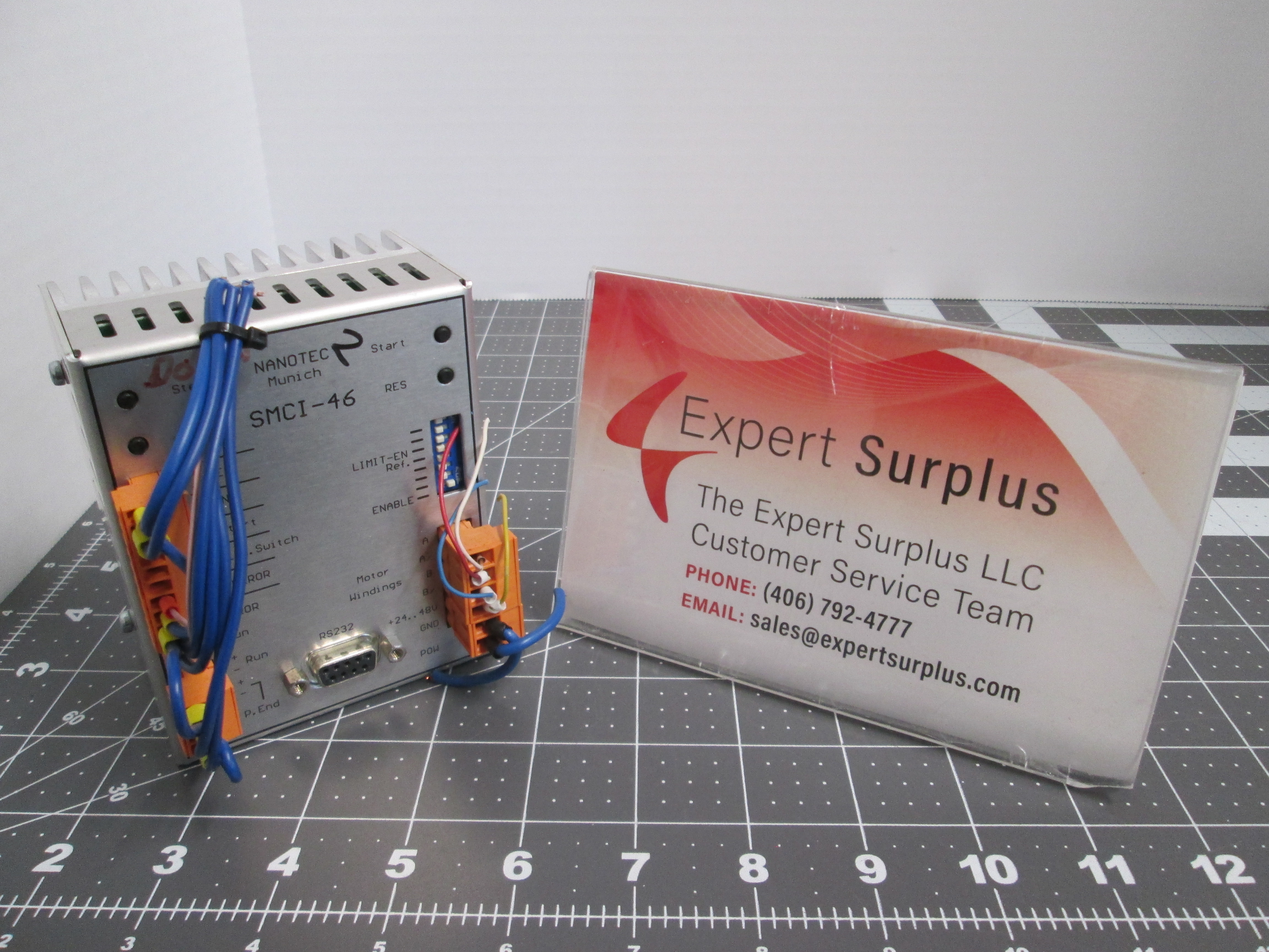 Used Nanotec Munich SMCI-46 Stepper Motor Controller Positioning Driver Module