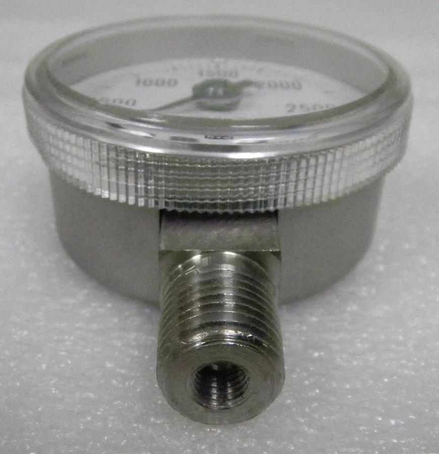 Ametek BU-2457-J Gauge, 0-3000 PSI, 1/4" MNPT, Lot of 3 NEW