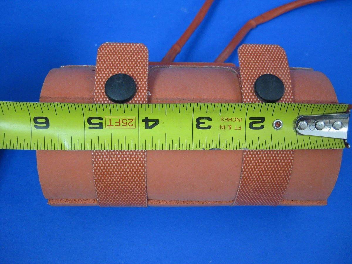 Used MKS HPS 4520-0121 Heater Jacket for 2" SS Pipe, 6" L, Lot of 3