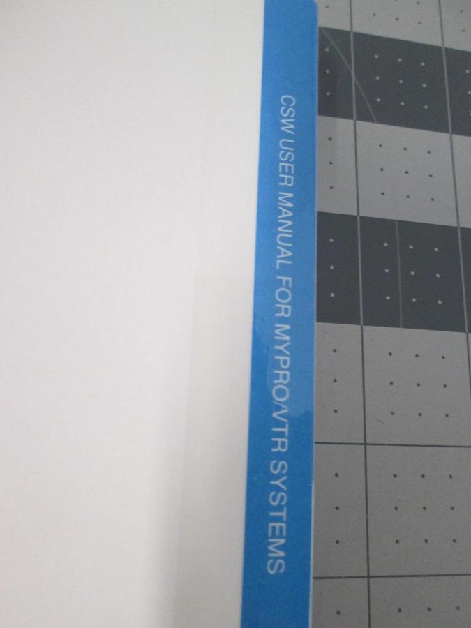 Used Semy, Version 2.1, Cell Supervisor Workstation, User Manual, Used