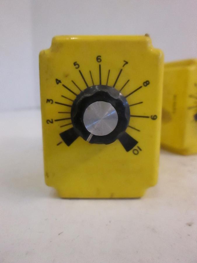 Used Potter & Brumfield CGB-38-70010M Time Delay Relay 1-10 Min, Used, Lot of 2