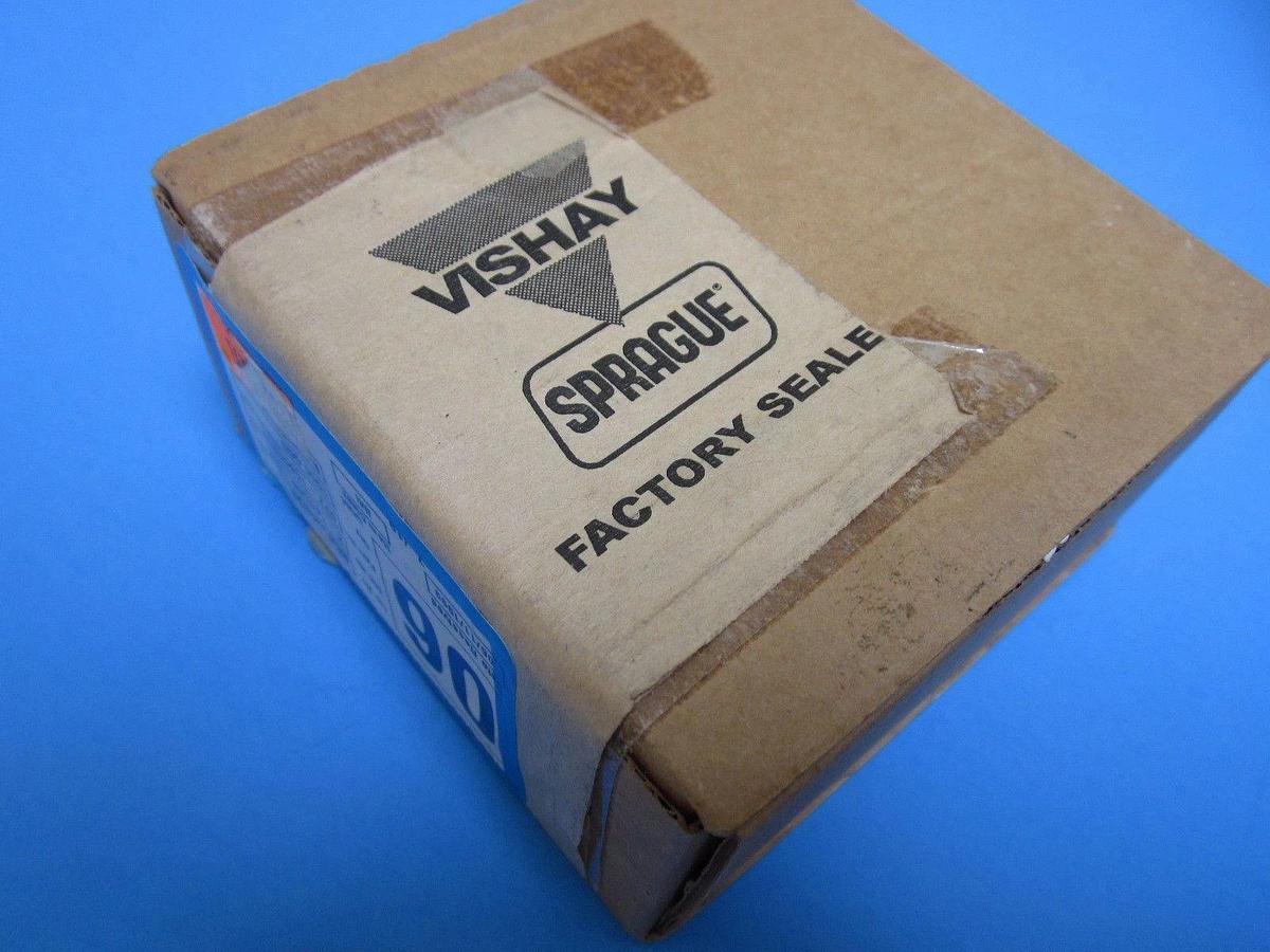 Vishay TANTALEX Capacitor 199D106X0010BE2 Box of 1000, Resin coated Radial-Lead