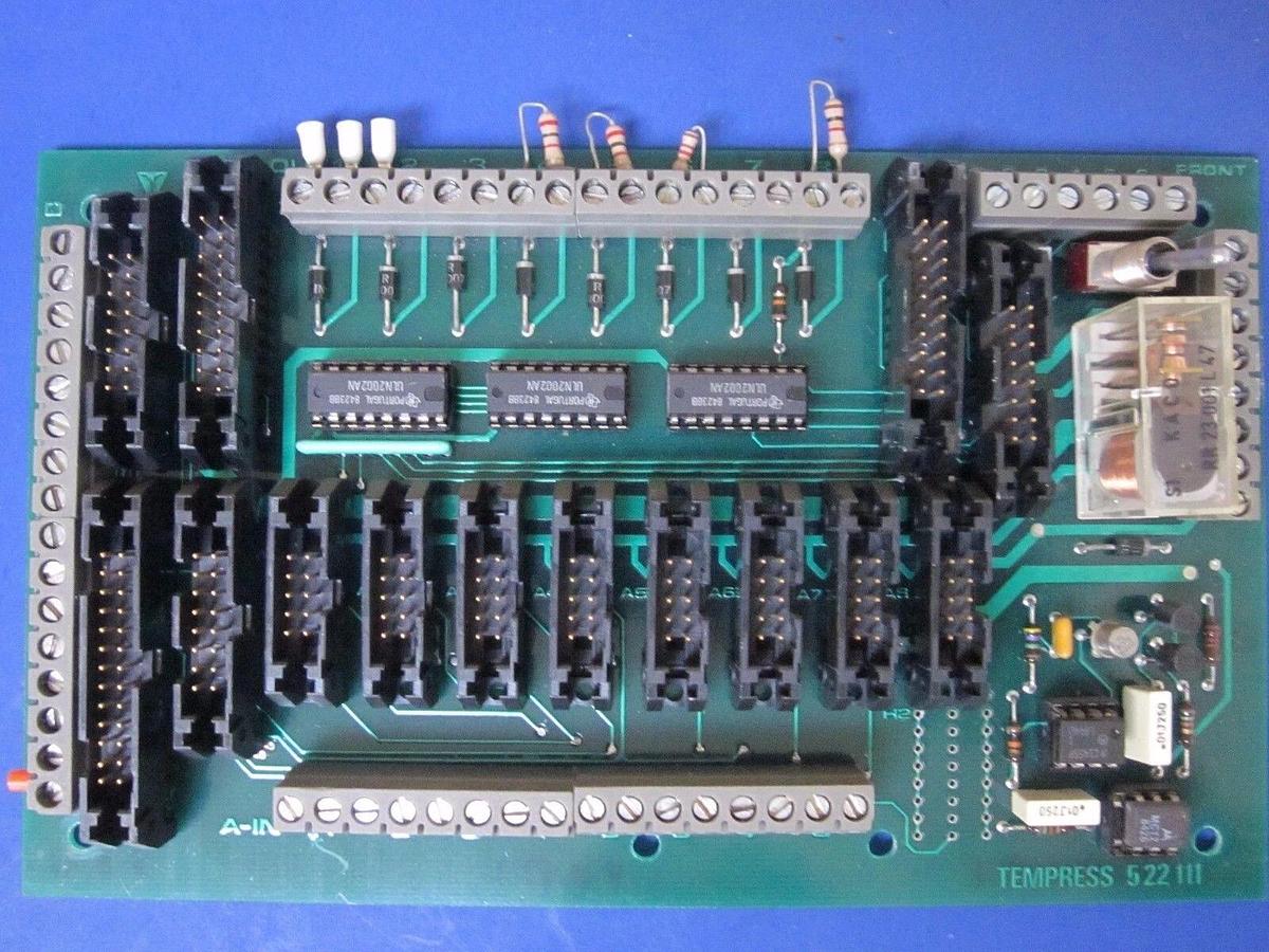 Used Tempress 5 22 111 Gas Panel PCB, Used