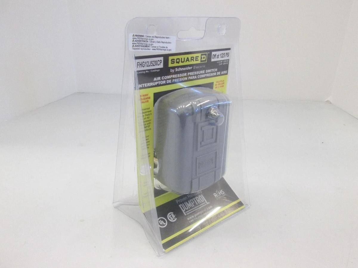 Used Square D, FHG12J52XCP, Pressure Switch Pump, New