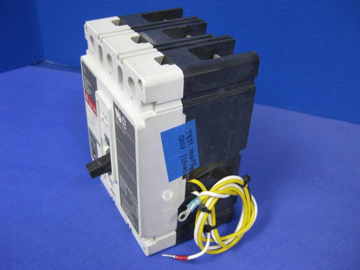 Used Westinghouse Series C HMCP030H1C Circuit Breaker, 600VAC-250VDC 30A 3 Pole, Used
