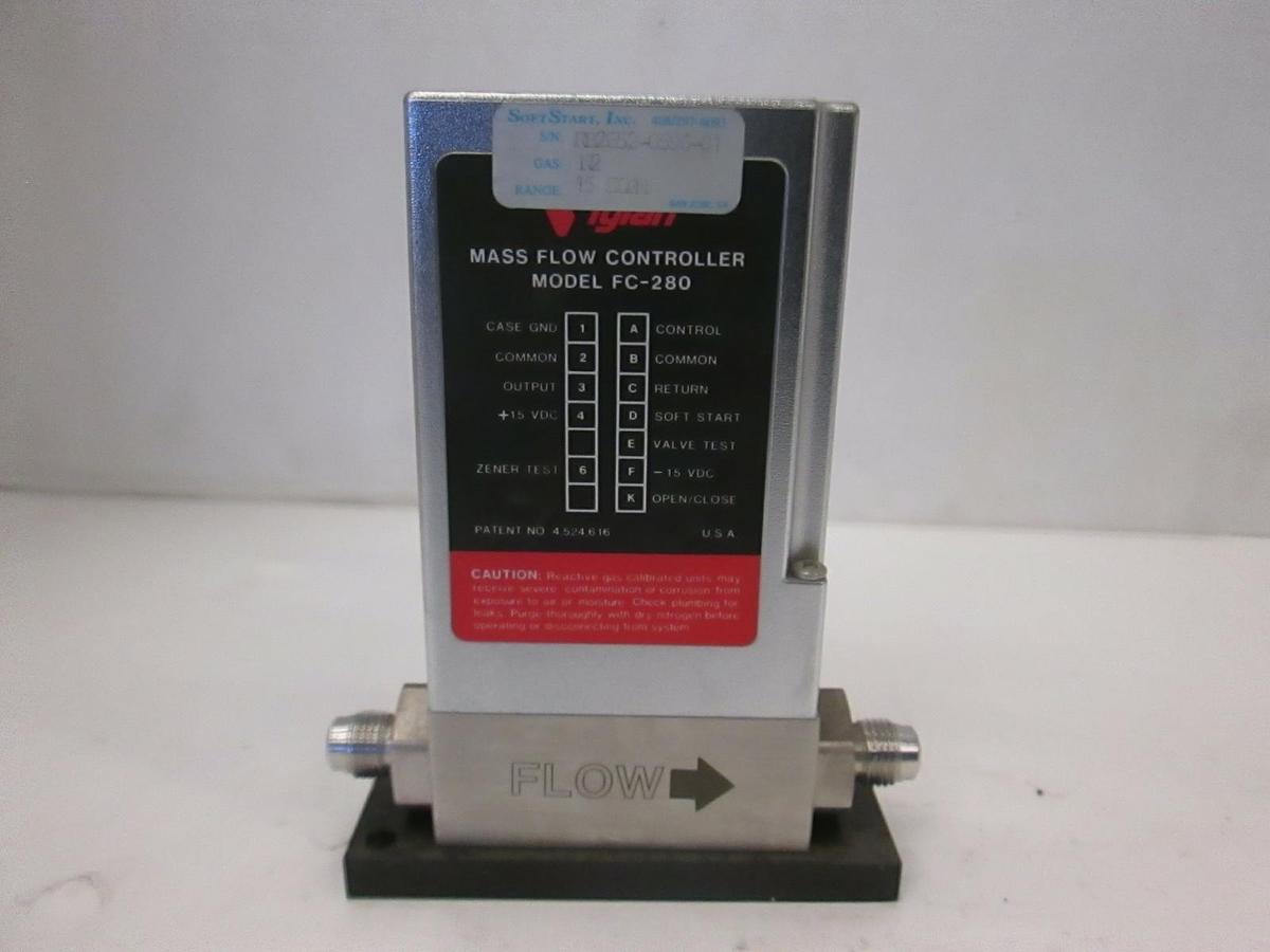 Used Tylan, FC-280, Mass Flow Controller, 15 SLPM, N2, Used