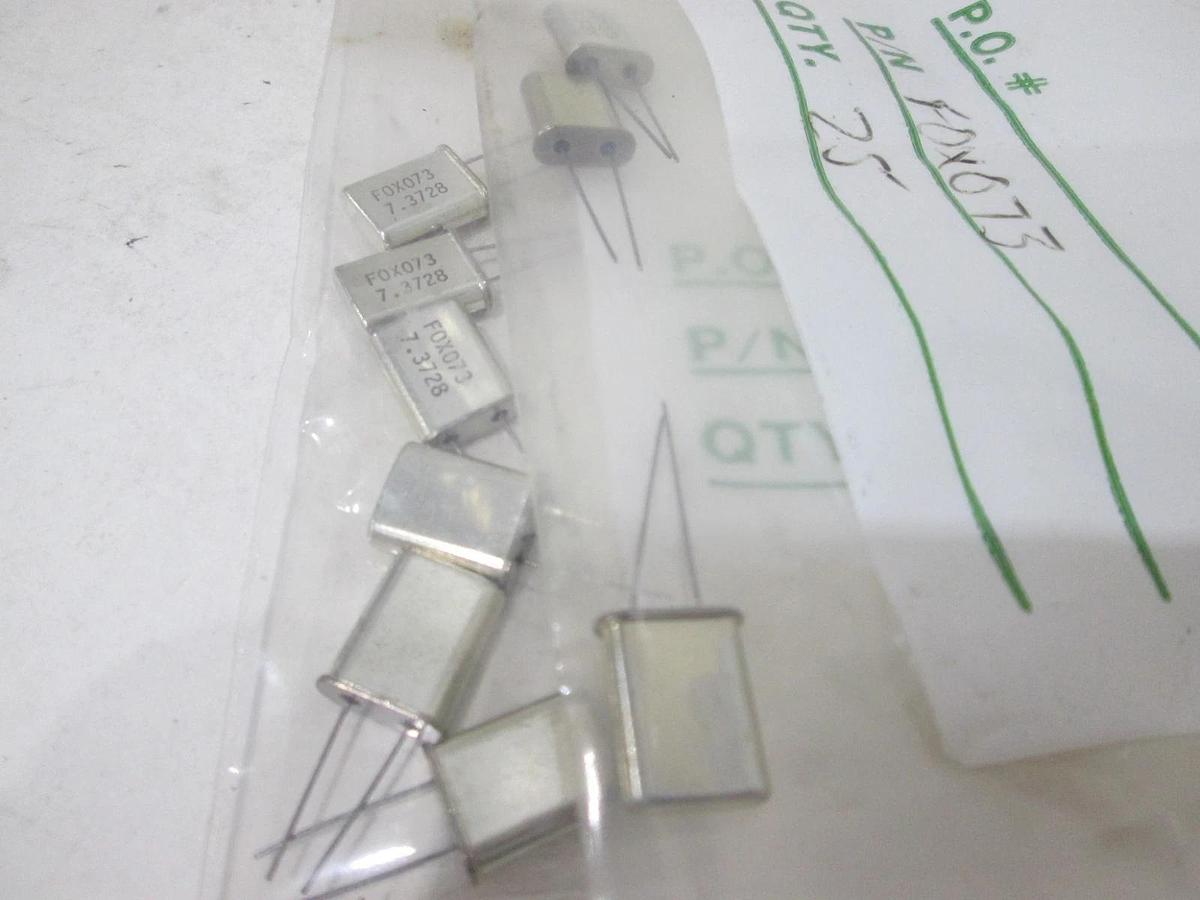 Used FOX073, Resistor, 7.3728, Used, Lot of 9