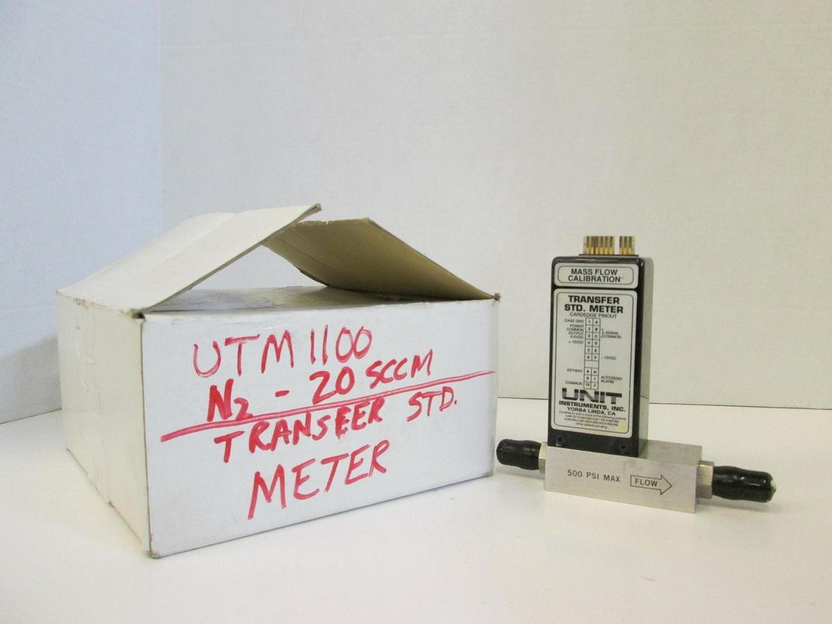 Used Unit UTM-1100, Mass Flow Calibration, Transfer Std. Meter, N2, 20 SCCM, Used