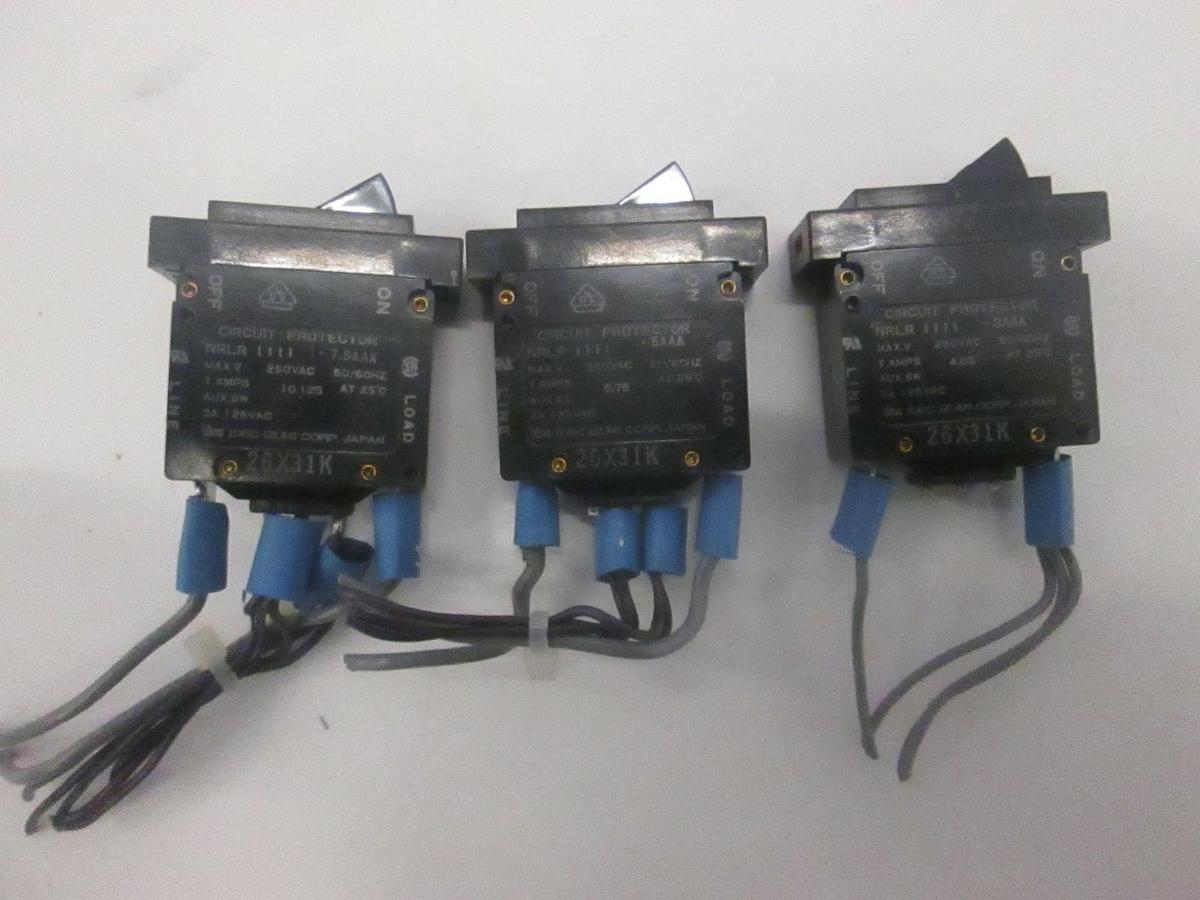 Used Fuji, 26X31K Circuit Protector, Used, Lot of 3