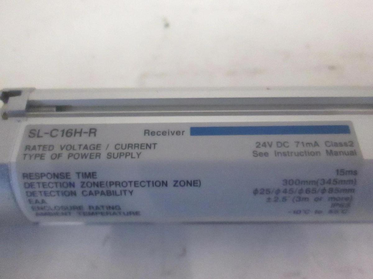 Used Keyence, SL-C16H-R, Safety Light Curtain, Used