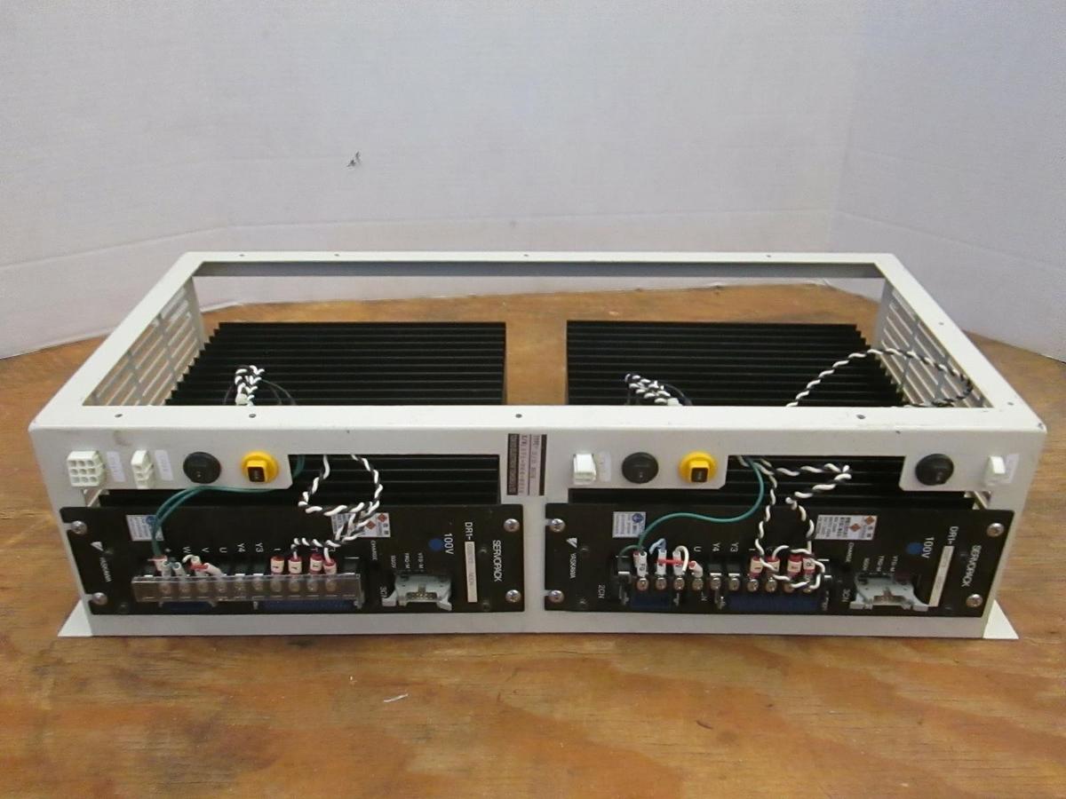 Used TEL Tokyo S/D Box with Two Yaskawa Servopack Servo Drives, Used