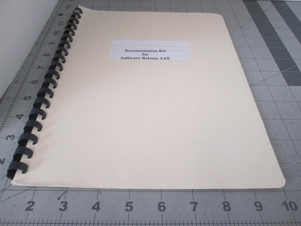 Used Rudolph Research, Ellipsometer, Documentation Kit for 4.6x, A12331, Used