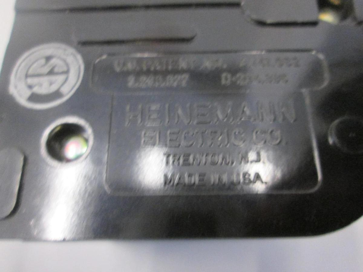 Used Heinemann, CF3-G3-U, Circuit Breaker, 3 Pole, 70A, 240VAC, Used