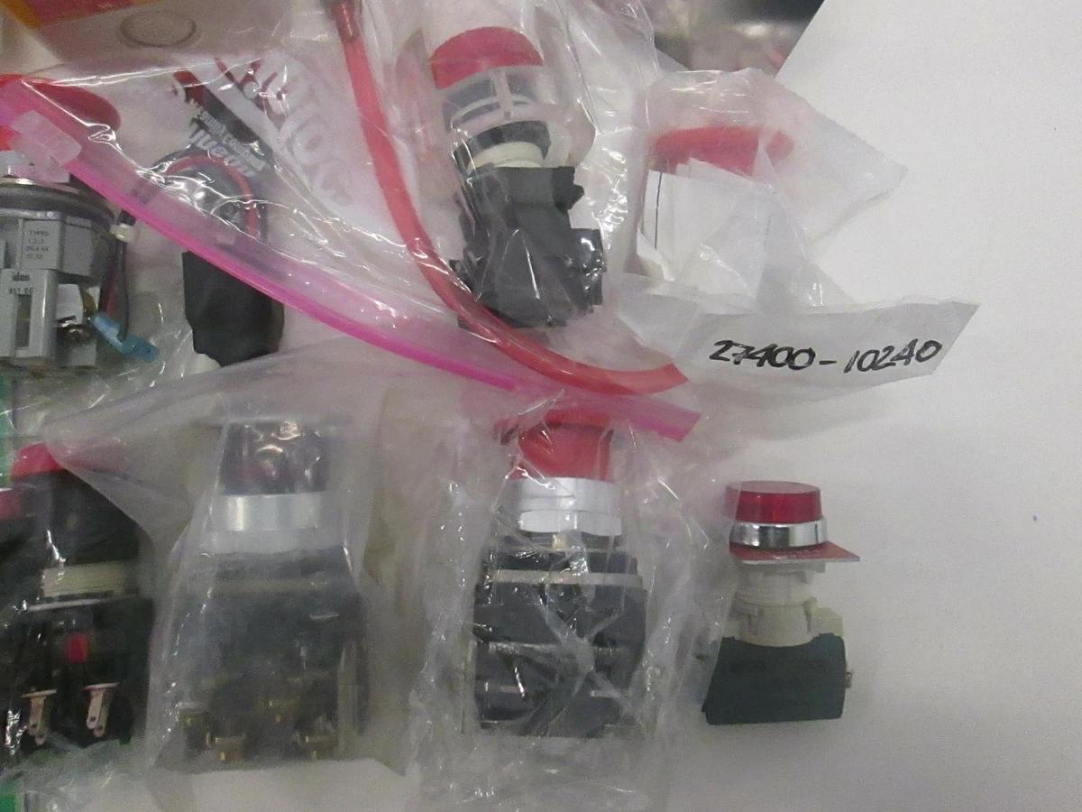Used Various Brands, Red Emergency Stop Buttons, Used, Lot of 14