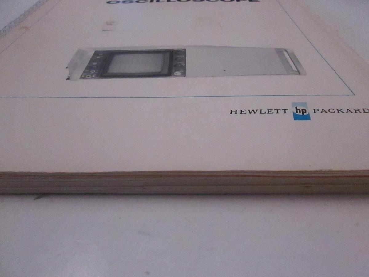 Used HP 180T/TR Oscilloscope Operating and Service Manual, Used