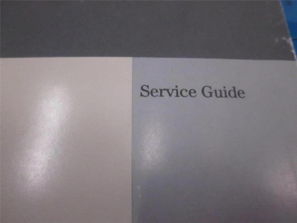 Used HP 16550A 100-MHz State/500MHz Timing Logic Analyzer Service Guide, Used