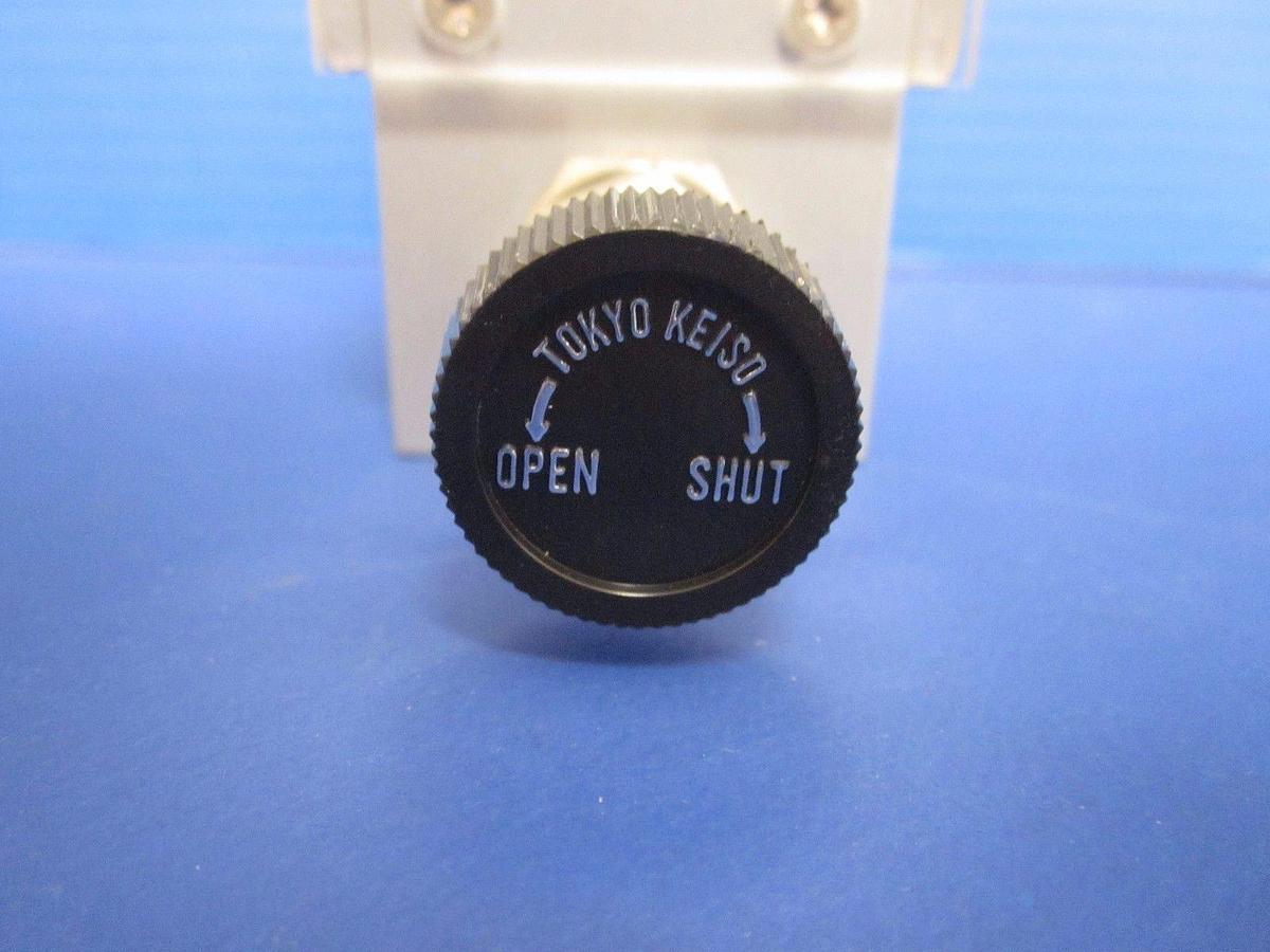 Used TOKYO KEISO 2-20 l/min Purgemeter with 1" Connection Fittings
