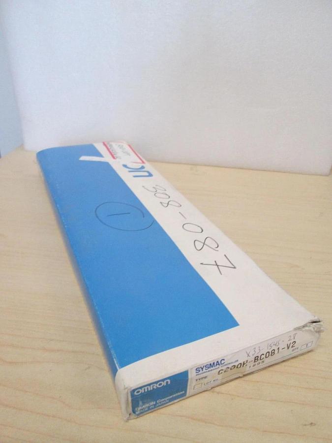 Omron, C200H-BC081-V2, CPU Base Unit, New