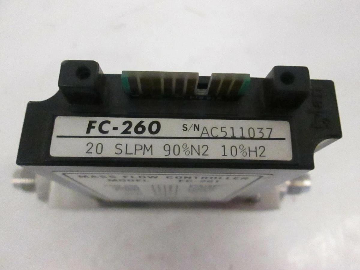 Used Tylan FC-260, Mass Flow Controller MFC, 10% H2 90%N2, 20 SLPM, Used