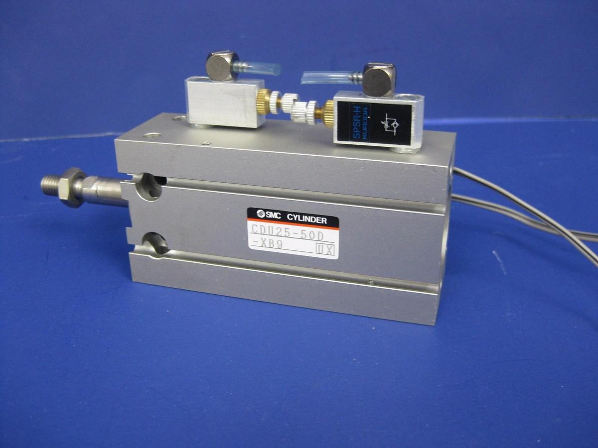 Used SMC CDU25-50D-XB9 Free Mount Cylinder, Used