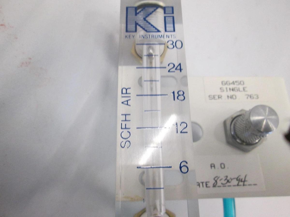 Used King Instruments, 0-30 SCFH Air, Flowmeter Assy, Used