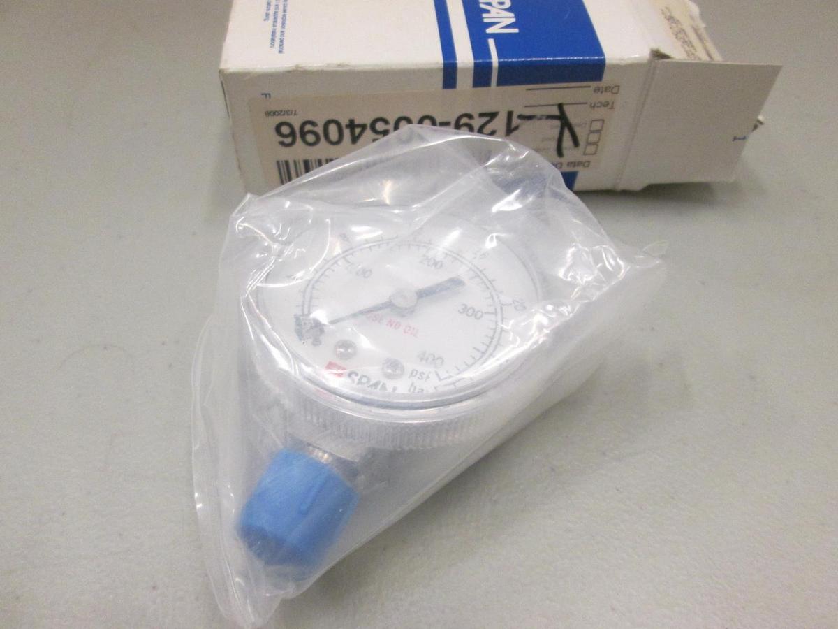 Used Span Instruments Cleanroom Gauge S122-400, 2", Male Face Seal, Stem Mount