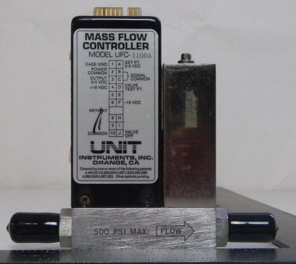 Used Unit UFC-1100A Mass Flow Controller, Gas- N2,Range- 500sccm, Used