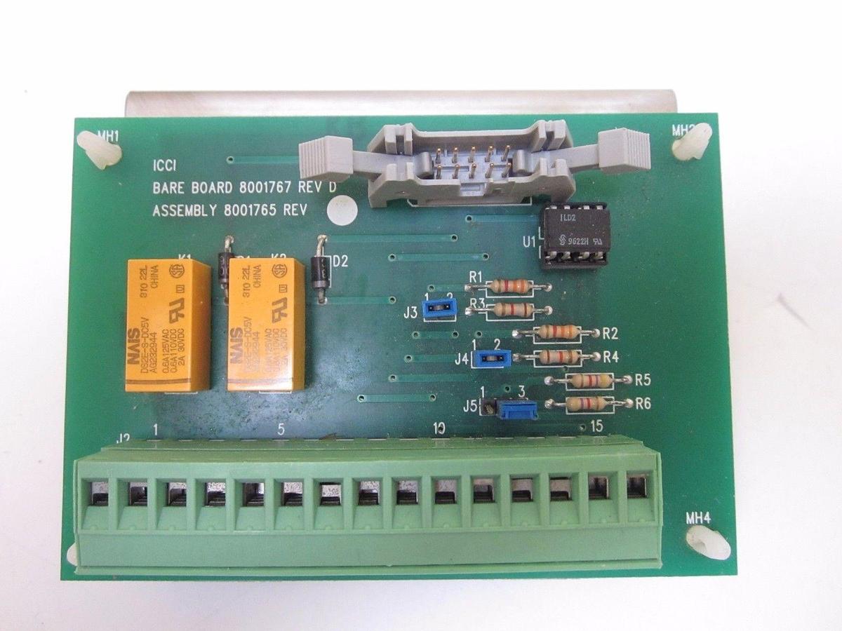 Used ICCI 8001765 Rev D, PCB Assembly, Diffusion Furnace Boat Loader Interface