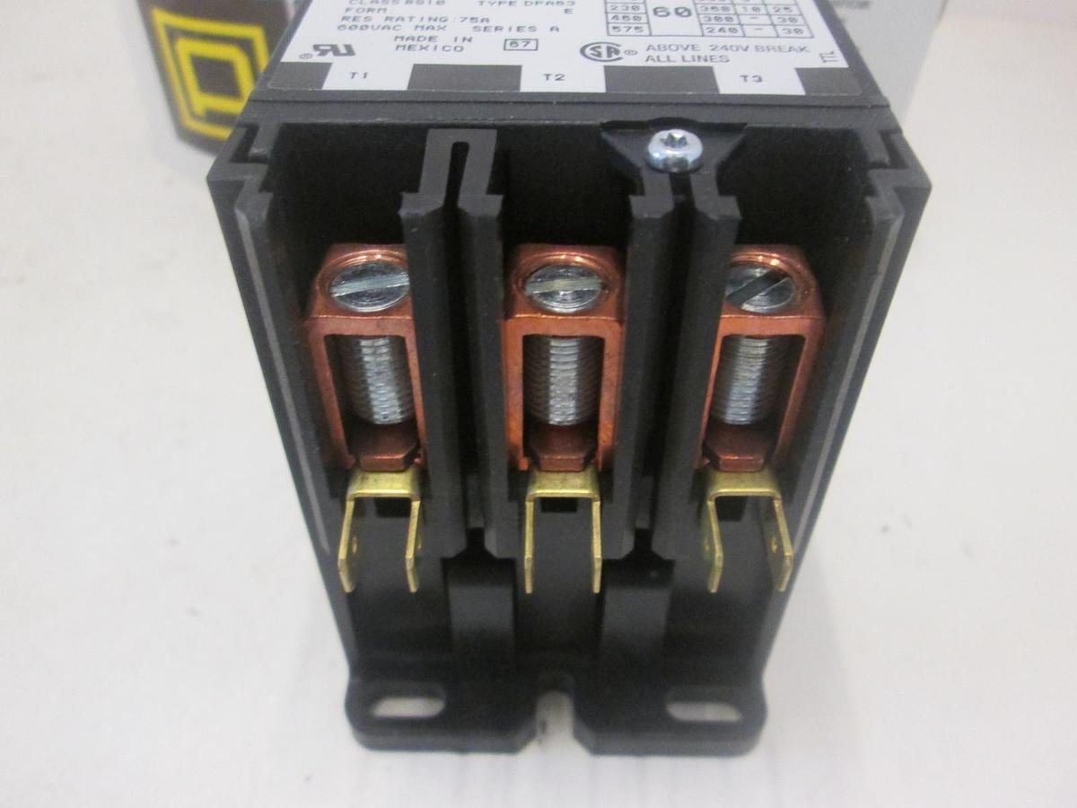Used Square D, CL 9998 DA2 V14, RELAY,CONTACTOR,60AMPS, 30, New
