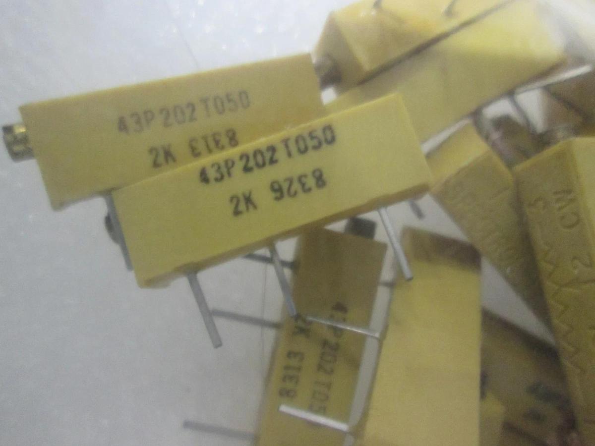 Bourns, 43P202T050, 2K 8326, OHM Trimming Resistor, New, Lot of 75