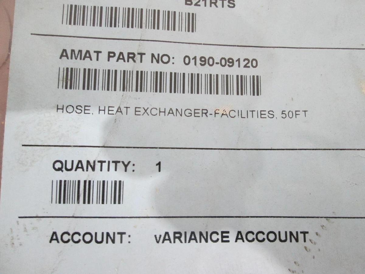 Used AMAT, 0190-09120, Hose, Heat Exchanger Facilities, 50ft, Used