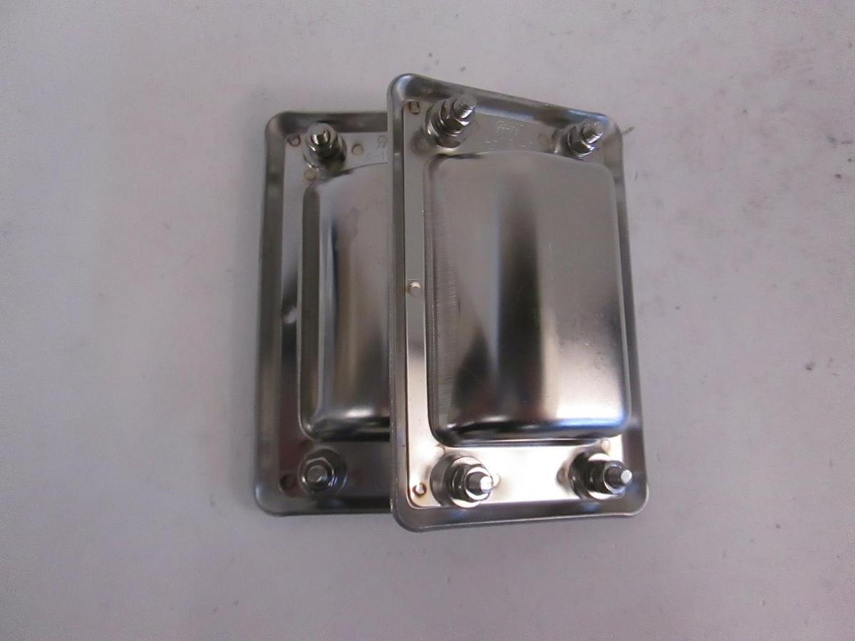Used Takigen Stainless Steel Flush Mount Metal Grips, A-1191-3, SUS304, Lot of 2