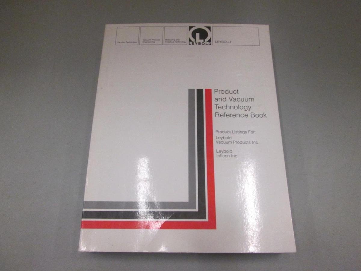 Used Leybold, Product and Vacuum Technology Reference Book, Used