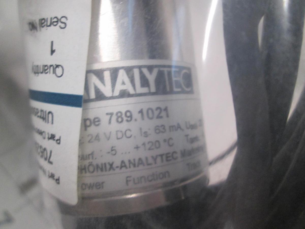 Used Analytec, Ultrasonic Level Switch, Type 789.1021 w/ Instruction Manual, New