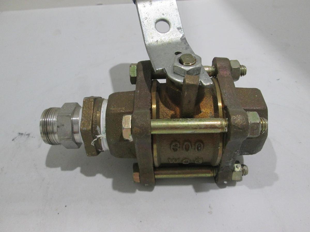 Used Nibco, 600 WOG, Bronze Ball Valve, Used