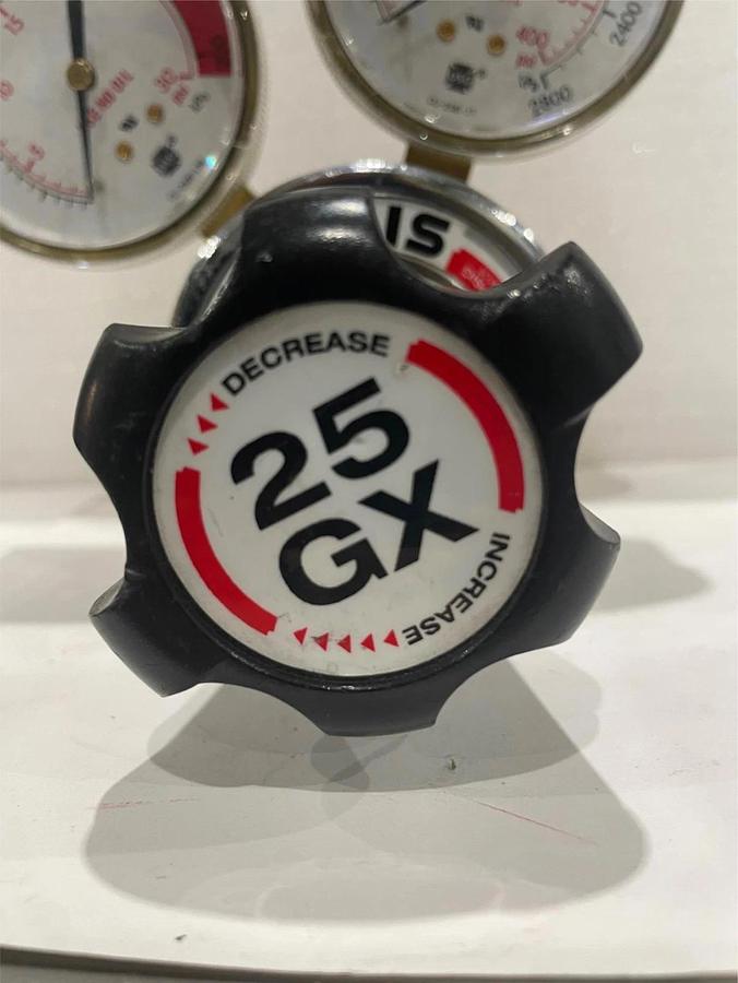 Used Harris, 25GX, Gas Regulator Assy w/ 2 Gauges, Used