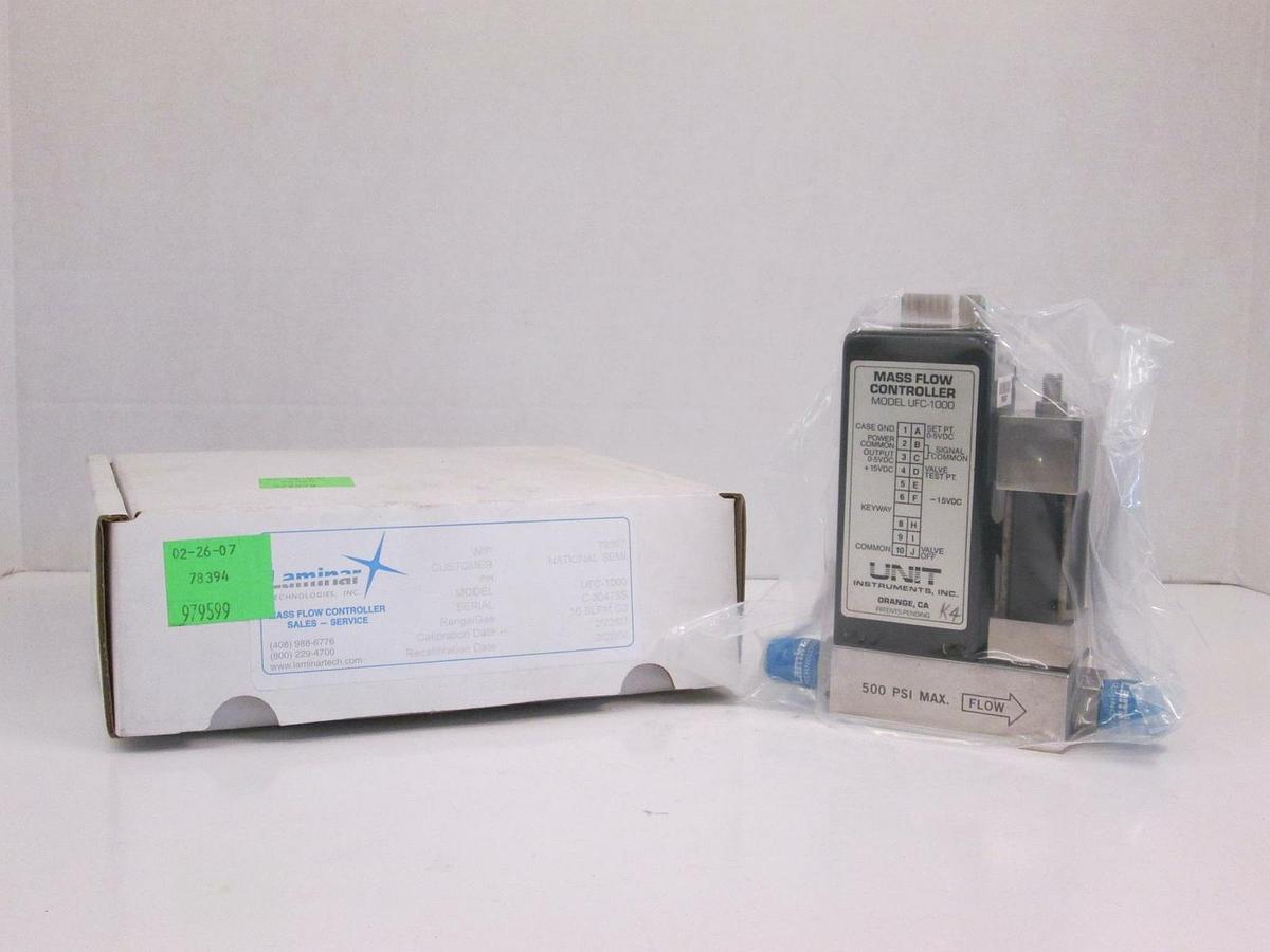 Used Unit UFC-1000 Mass Flow Controller MFC, O2, 10 SLPM