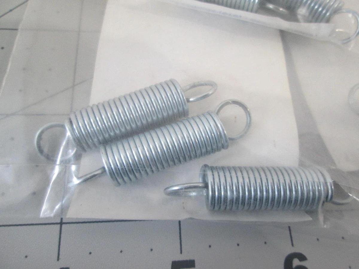 Gardner Spring, MCM-E37C, Zinc Plated Spring Extension, .3750"OD, New, Lot of 9