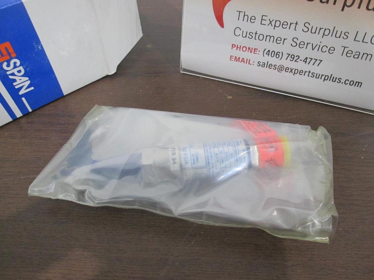 SPAN, SPT204, Pressure Transducer, 0-100 PSI, New