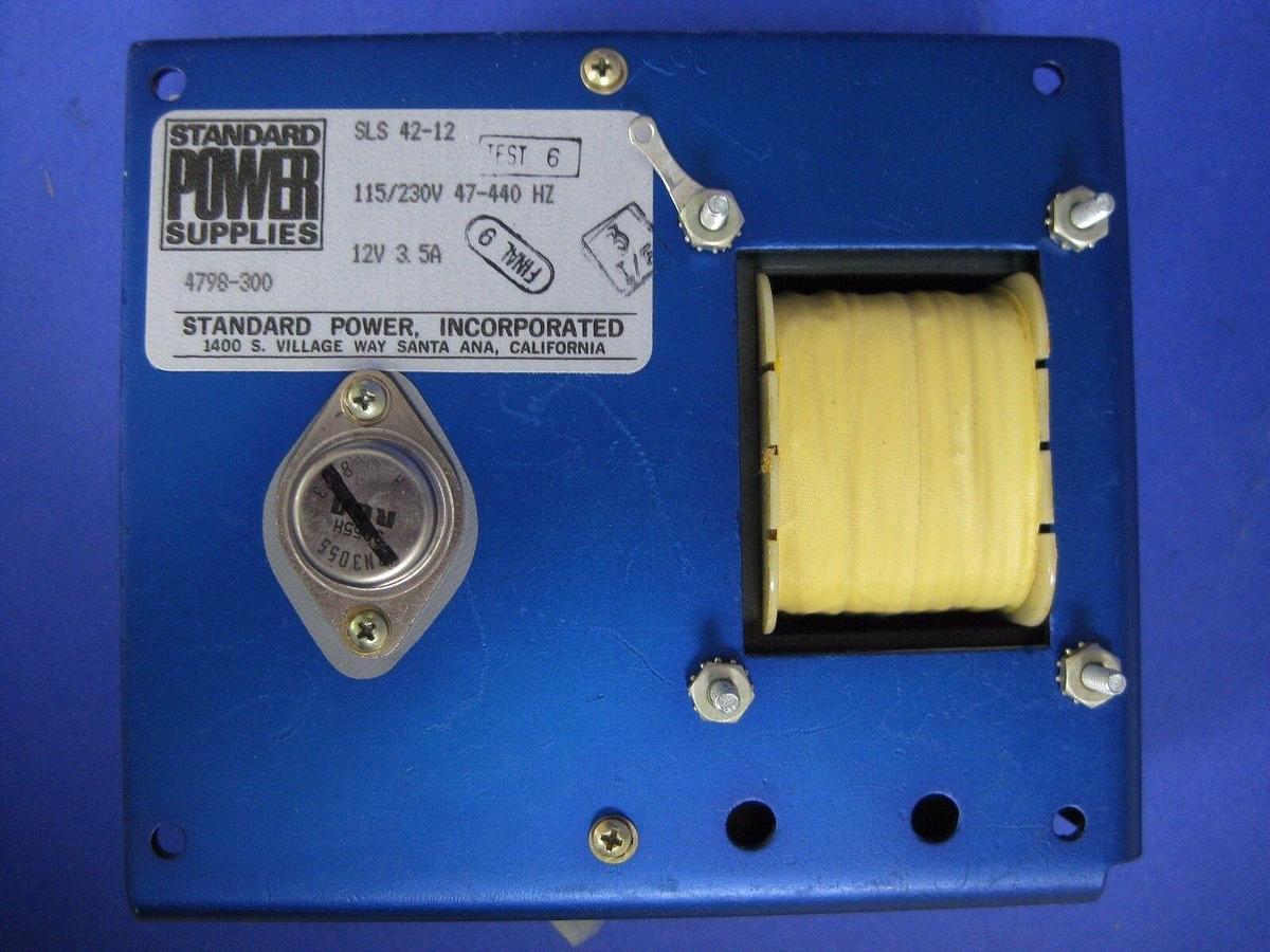 Used STANDARD POWER SLS 42-12 Power Supply 12V 3.5A, Used