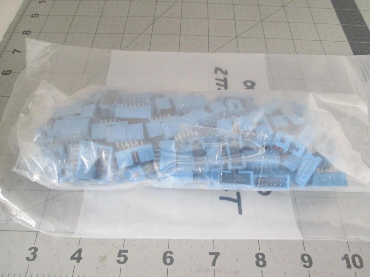 Thomas Betts, 609-1027, 10 POS, Male, Header Connector, New, Lot of 100